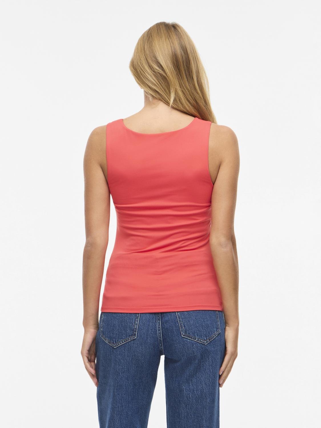 VIKENZA Tank - Top - Hibiscus - VERO MODA & VILA Bergvik